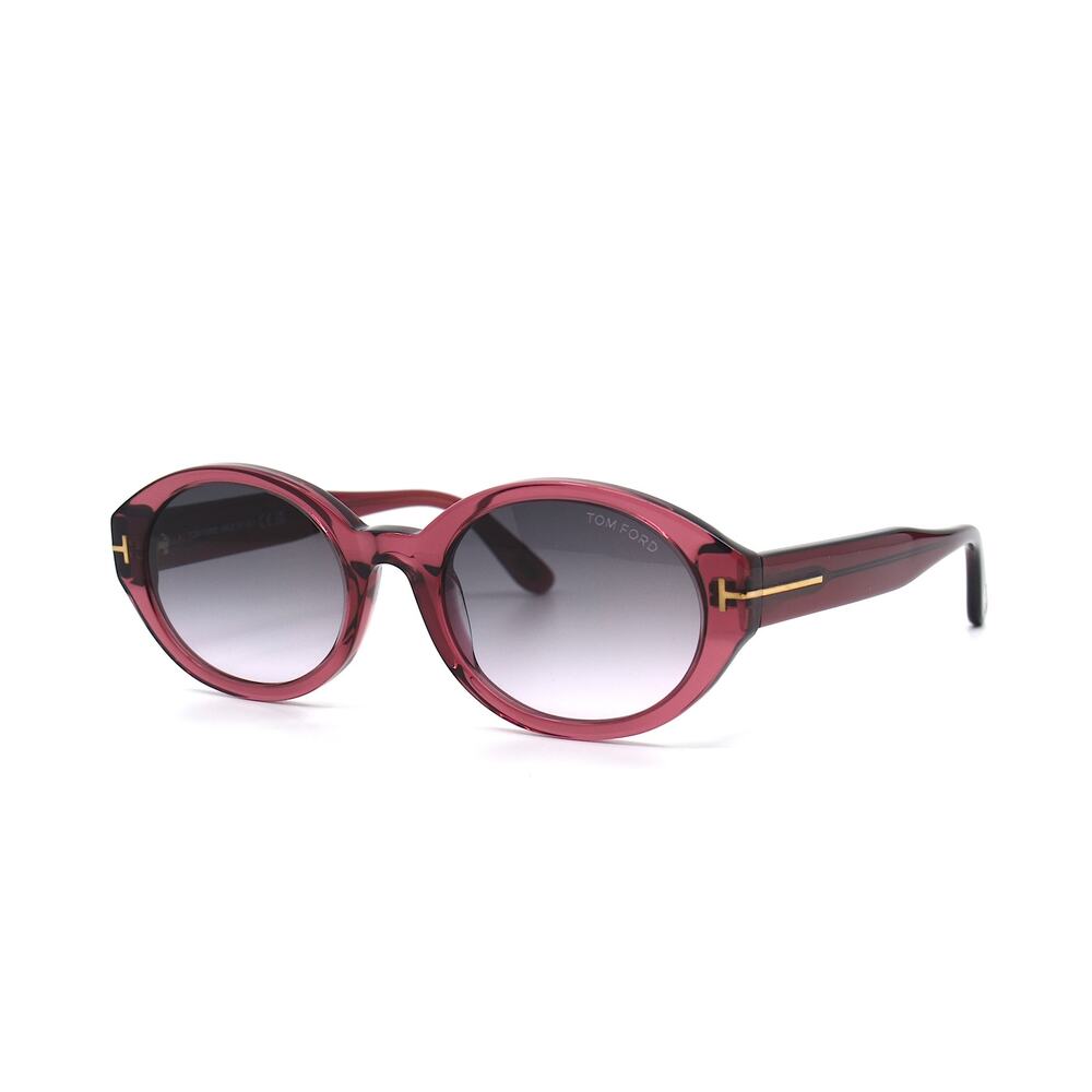 TOM FORD GENEVIEVE TF916/S 81B SHINY VIOLET SMOKE SUNGLASSES - Picture 5 of 15